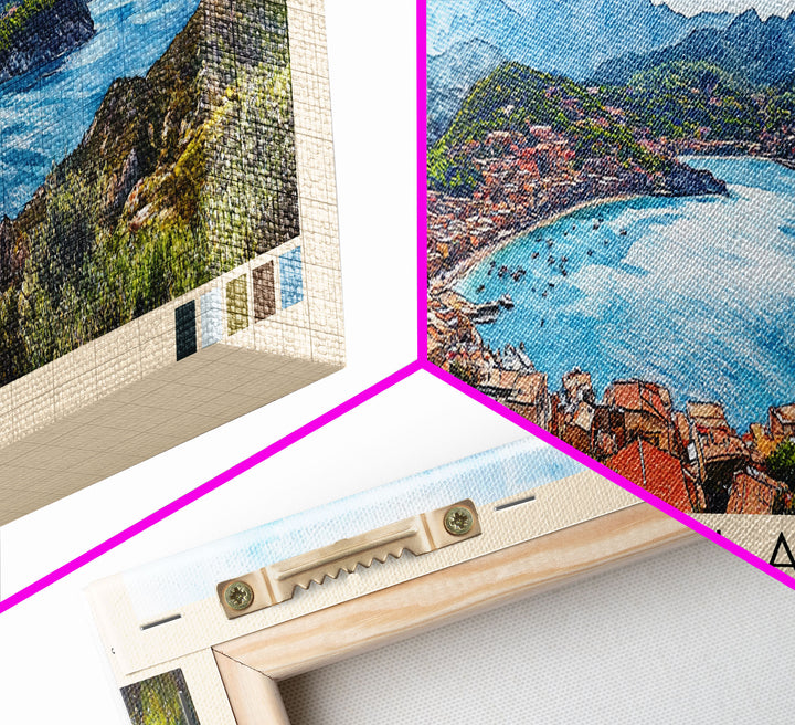 Elba Island, Italy Watercolor Print, Vacation Gift, Italy Wall Art, Beach Painting, Beach Decor, Beach Or Lakehouse Art