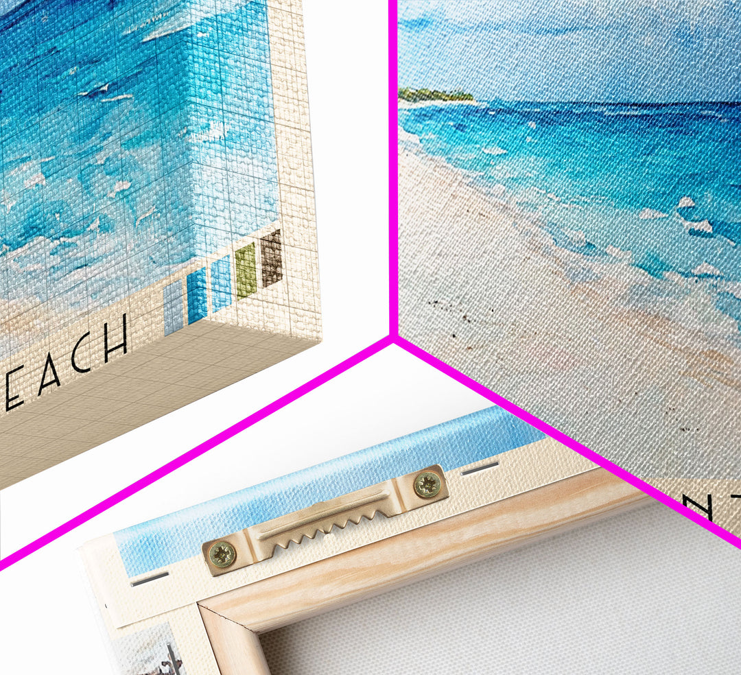 English Point Beach, Turks and Caicos Watercolor Print, Vacation Gift, Turks and Caicos Wall Art, Vacation Wall Art, Vacatation Memories, Beach Decor, Beach Or Lakehouse Art