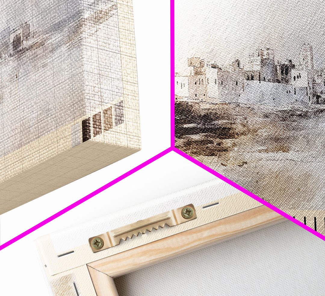 Essaouira, Morocco Watercolor Print, Vacation Gift, Morocco Wall Art, Beach Painting, Beach Decor, Beach Or Lakehouse Art