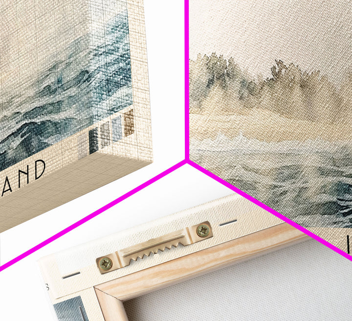 Fernandina Island, Ecuador Watercolor Print, Vacation Gift, Ecuador Wall Art, Vacation Wall Art, Vacatation Memories, Beach Decor, Beach Or Lakehouse Art