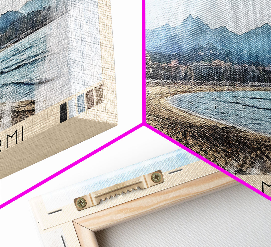 Forte dei Marmi, Italy Watercolor Print, Vacation Gift, Italy Wall Art, Vacation Wall Art, Vacatation Memories, Beach Decor, Beach Or Lakehouse Art