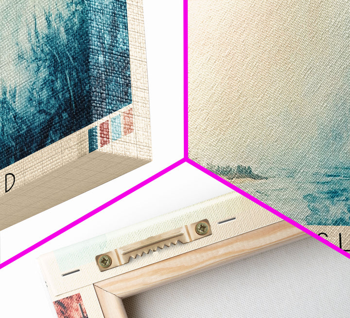 Fraser Island, Australia Watercolor Print, Vacation Gift, Australia Wall Art, Beach Painting, Beach Decor, Beach Or Lakehouse Art