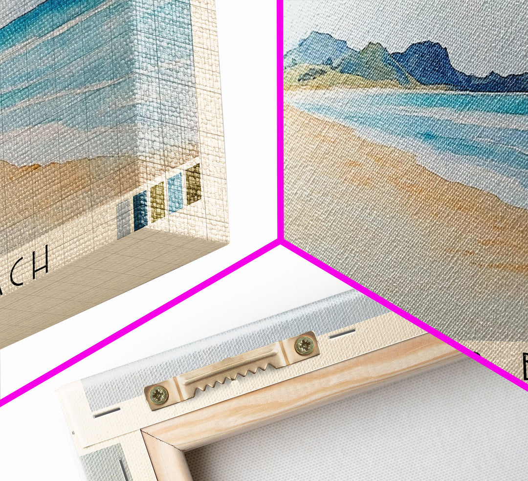 Gillespies Beach, New Zealand Watercolor Print, Vacation Gift, New Zealand Wall Art, Vacation Wall Art, Vacatation Memories, Beach Decor, Beach Or Lakehouse Art