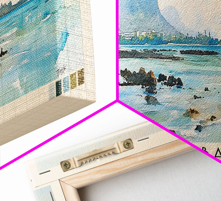 Grand Baie, Mauritius Watercolor Print, Vacation Gift, Mauritius Wall Art, Vacation Wall Art, Vacatation Memories, Beach Decor, Beach Or Lakehouse Art