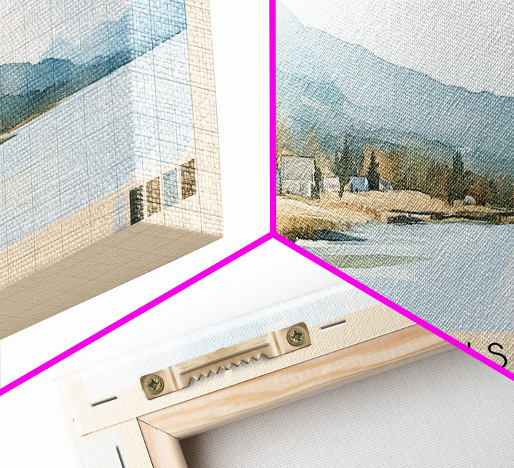 Grand Isle, Vermont Watercolor Print, Vacation Gift, Vermont Wall Art, Beach Painting, Beach Decor, Beach Or Lakehouse Art