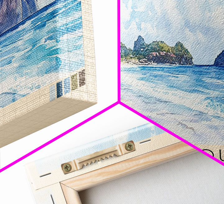 Guadeloupe, France Watercolor Print, Vacation Gift, France Wall Art, Vacation Wall Art, Vacatation Memories, Beach Decor, Beach Or Lakehouse Art