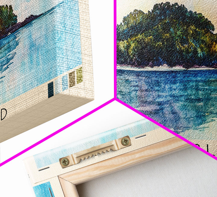 Heron Island, Australia Watercolor Beach Print, Vacation Gift, Australia Wall Art, Beach Painting, Beach Decor, Beach Painting