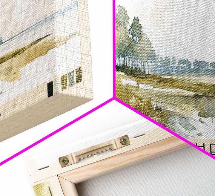 Hilton Head, South Carolina Watercolor Print, Vacation Gift, South Carolina Wall Art, Vacation Wall Art, Vacatation Memories, Beach Decor, Beach Or Lakehouse Art