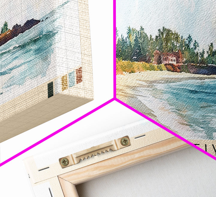 Hiriketiya, Sri Lanka Watercolor Print, Vacation Gift, Sri Lanka Wall Art, Beach Painting, Beach Decor, Beach Or Lakehouse Art