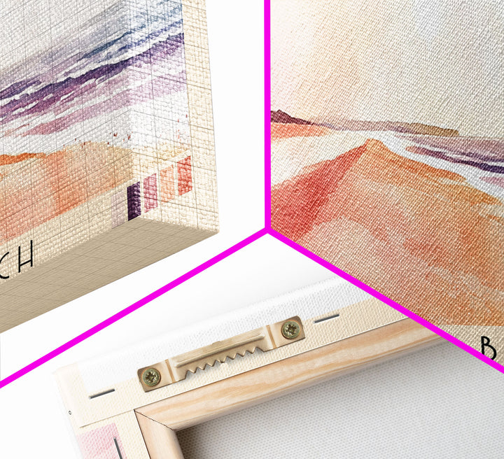 Holkham Beach, United Kingdom Watercolor Beach Print, Vacation Gift, United Kingdom Wall Art, Beach Painting, Beach Decor, Beach Painting