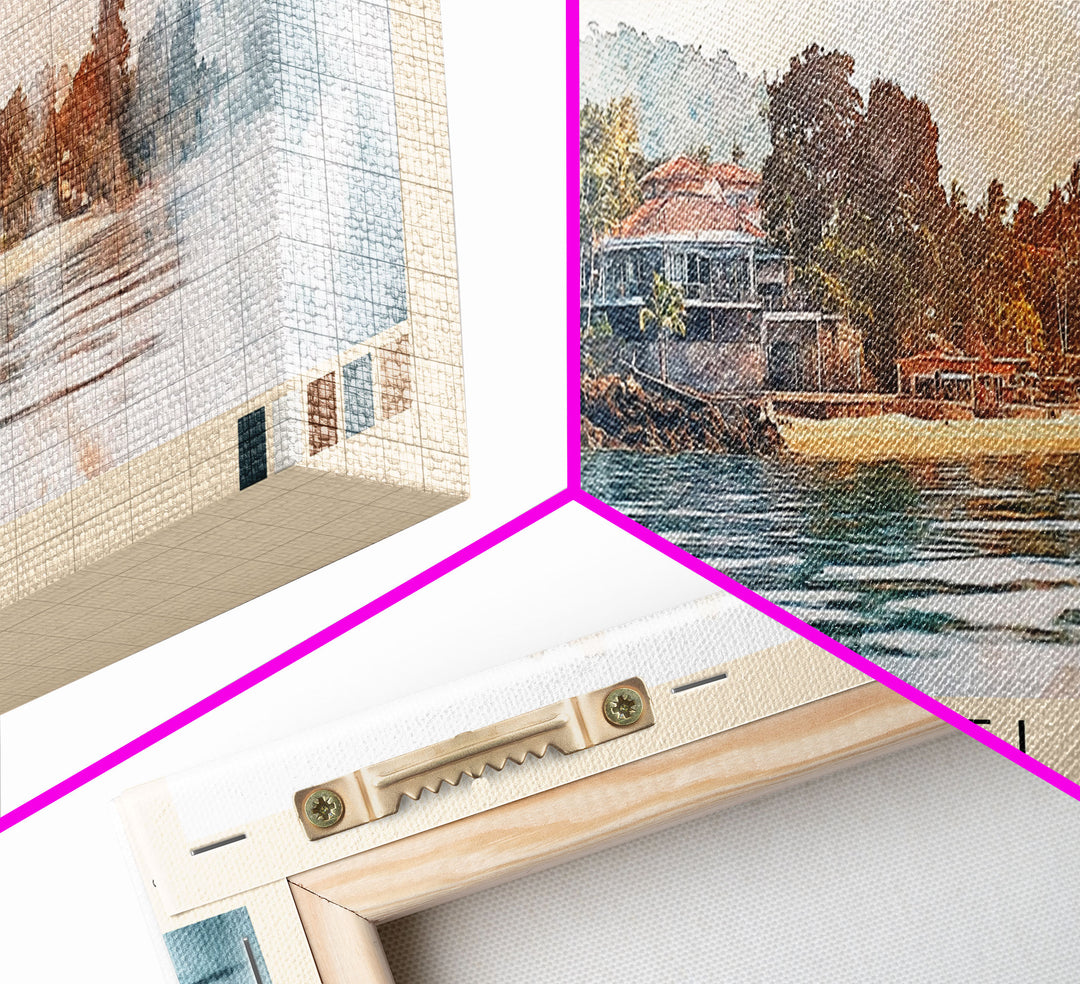 Ilhabela, Brazil Watercolor Print, Vacation Gift, Brazil Wall Art, Beach Painting, Beach Decor, Beach Or Lakehouse Art