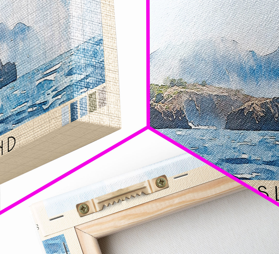 Isabela Island, Ecuador Watercolor Print, Vacation Gift, Ecuador Wall Art, Beach Painting, Beach Decor, Beach Or Lakehouse Art