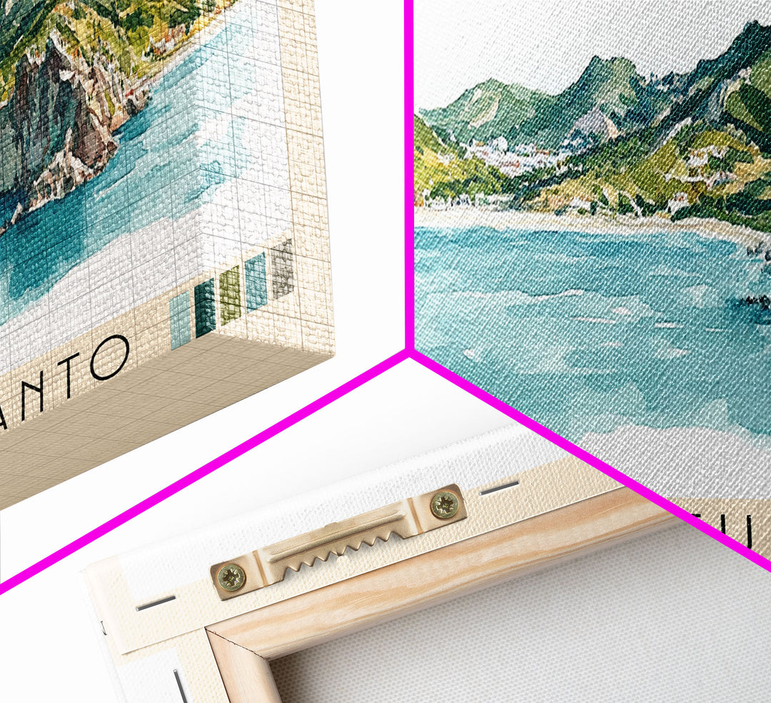 Isla Espíritu Santo, Mexico Watercolor Print, Vacation Gift, Mexico Wall Art, Vacation Wall Art, Vacatation Memories, Beach Decor, Beach Or Lakehouse Art