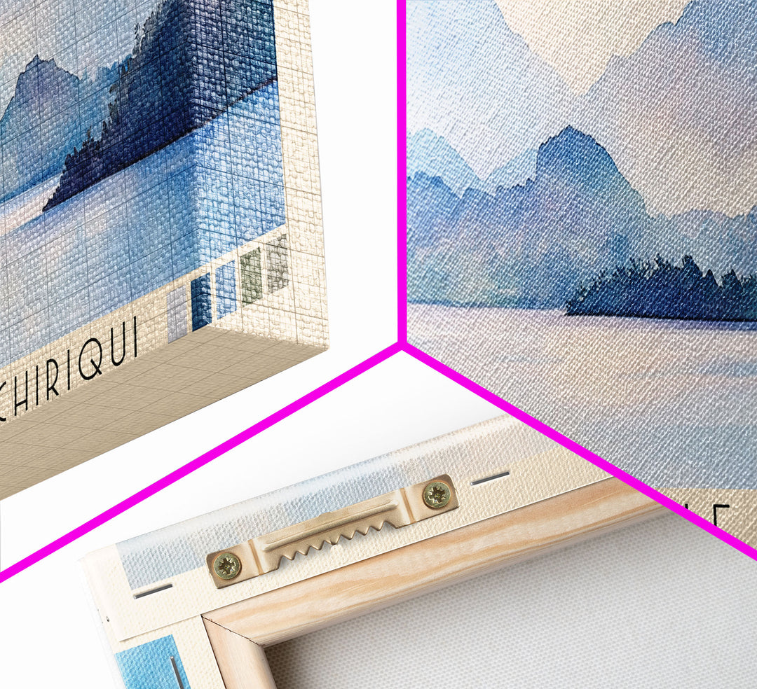 Islands of the Gulf of Chiriqui, Panamá Watercolor Beach Print, Vacation Gift, Panamá Wall Art, Beach Painting, Beach Decor, Beach Painting