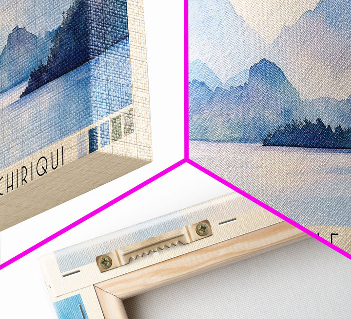 Islands of the Gulf of Chiriqui, Panamá Watercolor Beach Print, Vacation Gift, Panamá Wall Art, Beach Painting, Beach Decor, Beach Painting