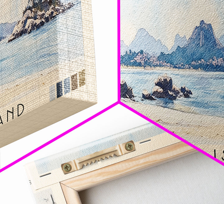 Itamaracá Island, Brazil Watercolor Print, Vacation Gift, Brazil Wall Art, Beach Painting, Beach Decor, Beach Or Lakehouse Art