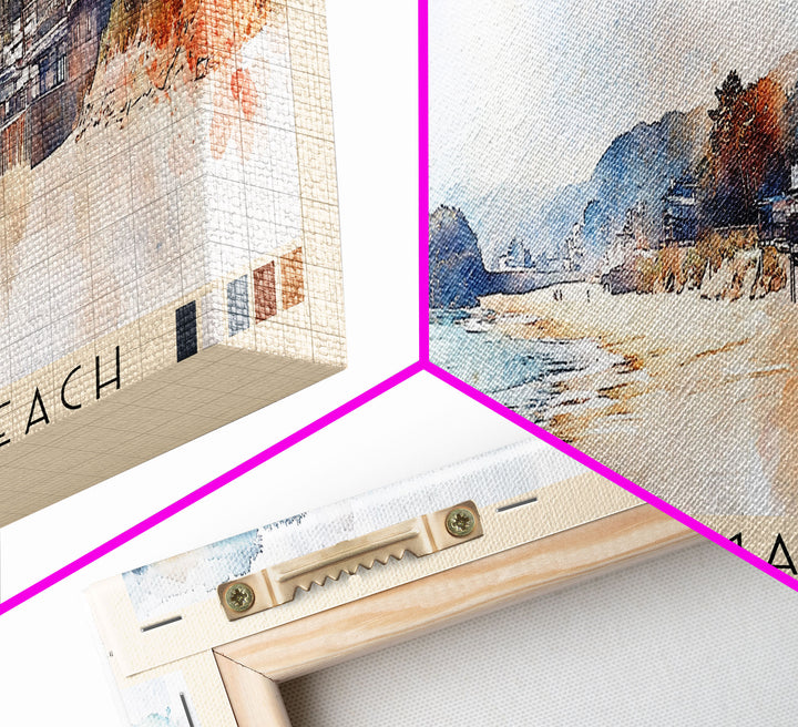Katsurahama Beach, Japan Watercolor Print, Vacation Gift, Japan Wall Art, Vacation Wall Art, Vacatation Memories, Beach Decor, Beach Or Lakehouse Art