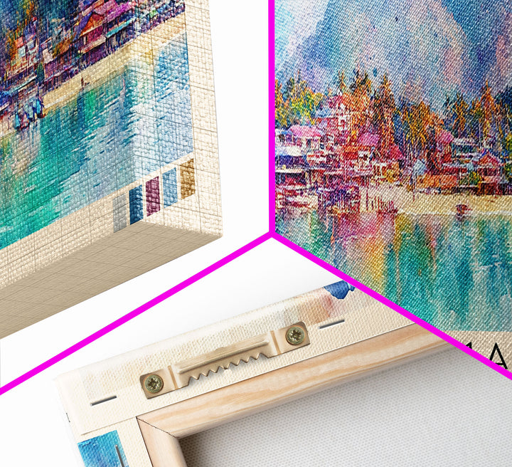 Koh Mak, Thailand Watercolor Print, Vacation Gift, Thailand Wall Art, Vacation Wall Art, Vacatation Memories, Beach Decor, Beach Or Lakehouse Art