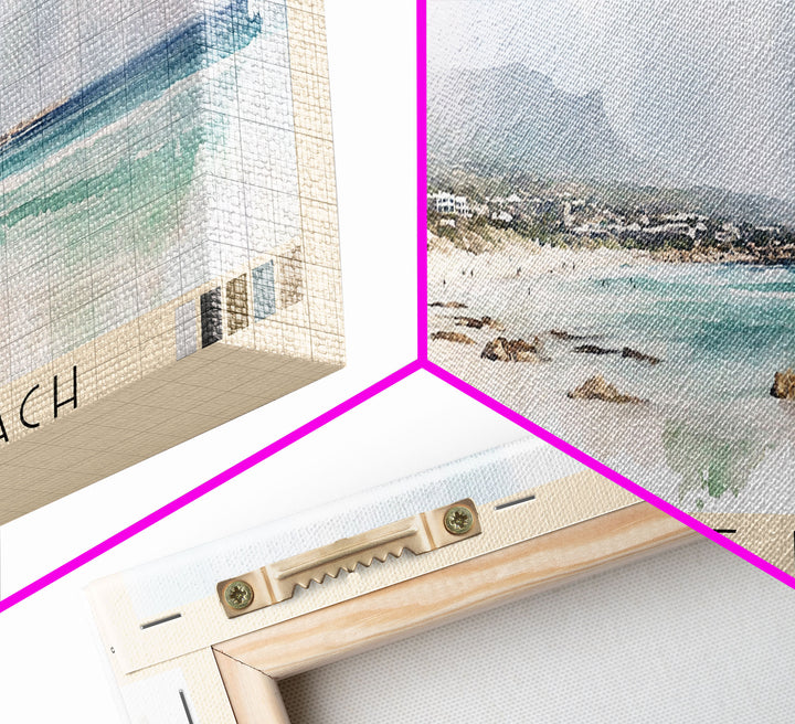 Kommetjie Beach, South Africa Watercolor Print, Vacation Gift, South Africa Wall Art, Vacation Wall Art, Vacatation Memories, Beach Decor, Beach Or Lakehouse Art