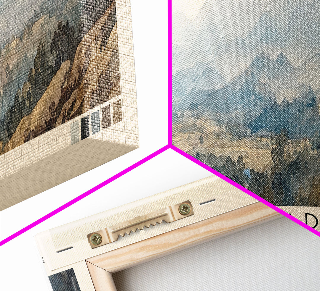 Kosgada, Sri Lanka Watercolor Print, Vacation Gift, Sri Lanka Wall Art, Beach Painting, Beach Decor, Large Wall Art, Wood Frame Art