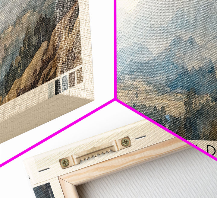 Kosgada, Sri Lanka Watercolor Print, Vacation Gift, Sri Lanka Wall Art, Beach Painting, Beach Decor, Large Wall Art, Wood Frame Art