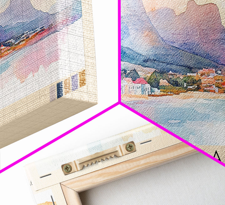 Kraalbaai, South Africa Watercolor Print, Vacation Gift, South Africa Wall Art, Vacation Wall Art, Vacatation Memories, Beach Decor, Beach Or Lakehouse Art