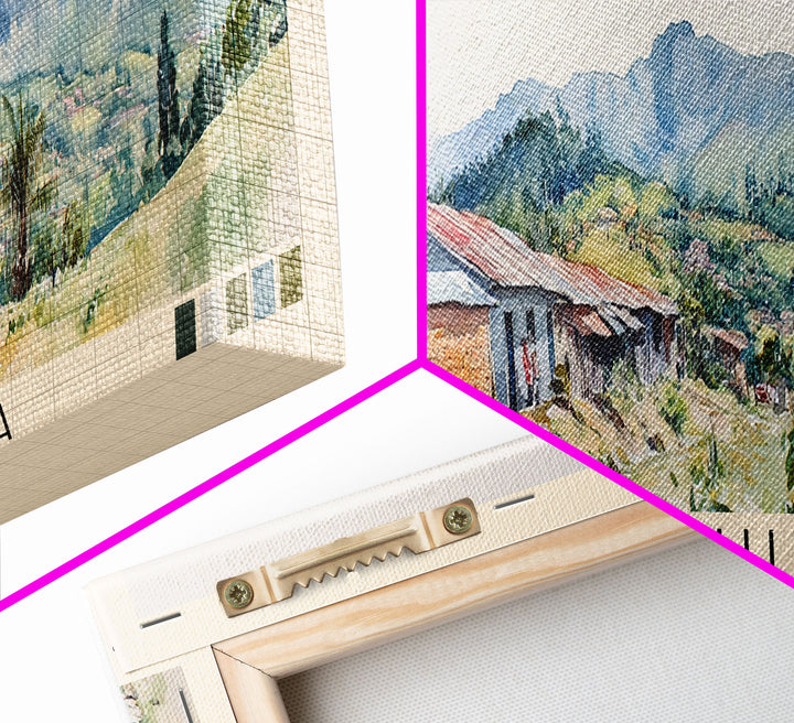 La Boquilla, Colombia Watercolor Beach Print, Vacation Gift, Colombia Wall Art, Beach Painting, Beach Decor, Beach Painting