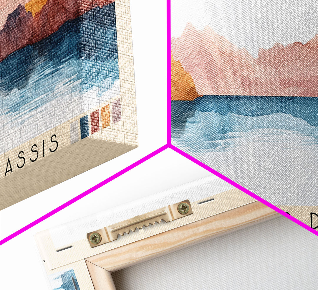 Les Calanques de Cassis, France Watercolor Print, Vacation Gift, France Wall Art, Vacation Wall Art, Vacatation Memories, Beach Decor, Beach Or Lakehouse Art