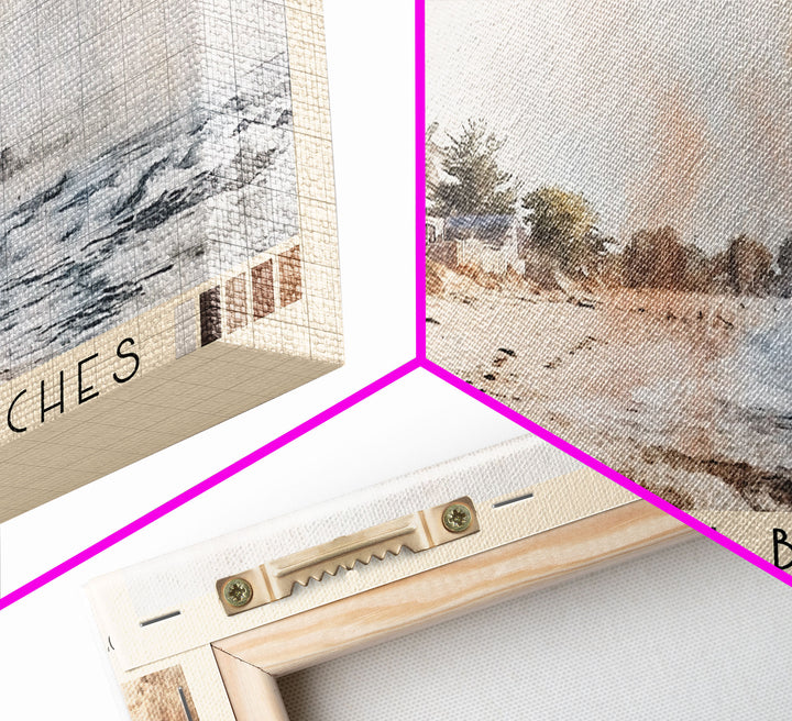 Little Corn beaches, Nicaragua Watercolor Print, Vacation Gift, Nicaragua Wall Art, Beach Painting, Beach Decor, Beach Or Lakehouse Art