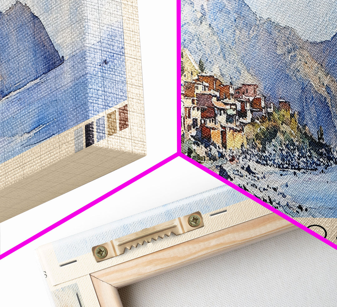 Lobitos, Peru Watercolor Print, Vacation Gift, Peru Wall Art, Vacation Wall Art, Vacatation Memories, Beach Decor, Beach Or Lakehouse Art