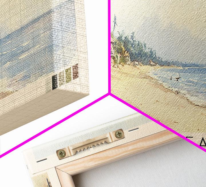 Long Beach, Philippines Watercolor Print, Vacation Gift, Philippines Wall Art, Beach Painting, Beach Decor, Beach Or Lakehouse Art