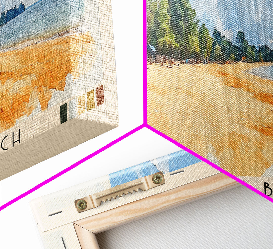 Long Set Beach, Cambodia Watercolor Print, Vacation Gift, Cambodia Wall Art, Vacation Wall Art, Vacatation Memories, Beach Decor, Beach Or Lakehouse Art