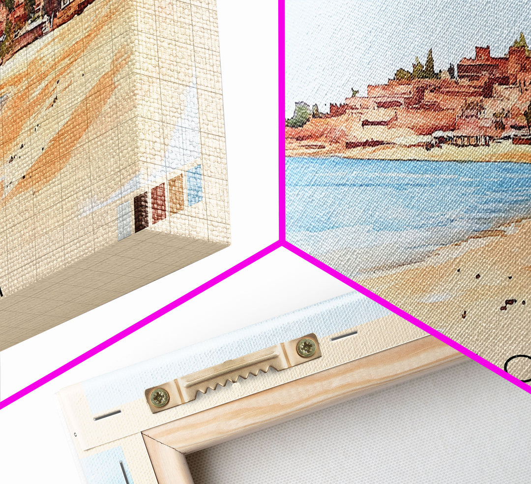 Mahavelona, Madagascar Watercolor Print, Vacation Gift, Madagascar Wall Art, Vacation Wall Art, Vacatation Memories, Beach Decor, Beach Or Lakehouse Art