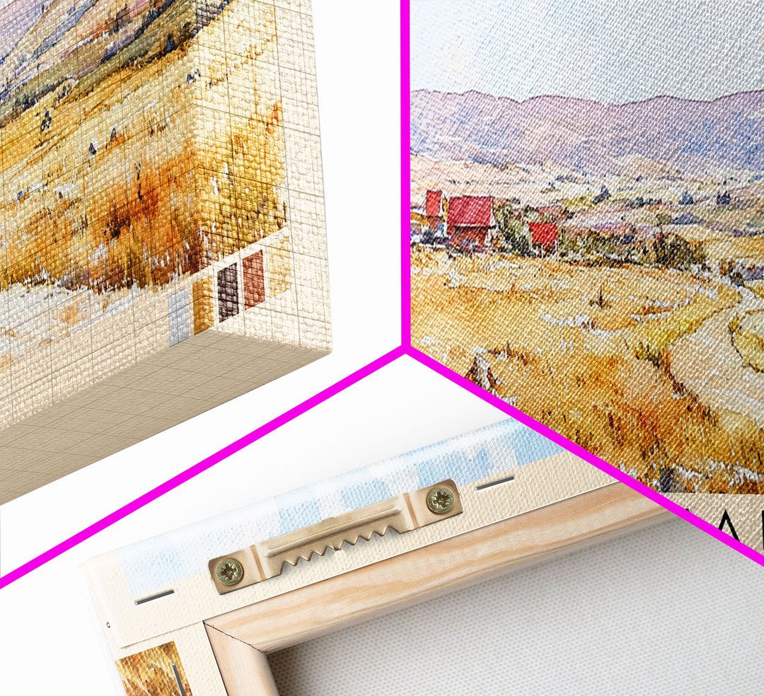 Manafiafy, Madagascar Watercolor Print, Vacation Gift, Madagascar Wall Art, Vacation Wall Art, Vacatation Memories, Beach Decor, Beach Or Lakehouse Art