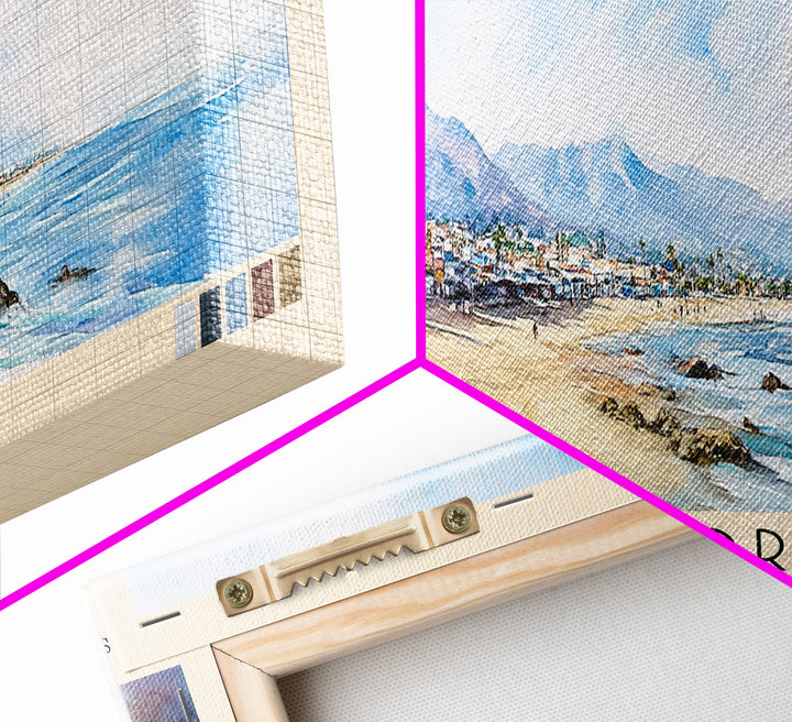 Mancora, Peru Watercolor Print, Vacation Gift, Peru Wall Art, Beach Painting, Beach Decor, Beach Or Lakehouse Art