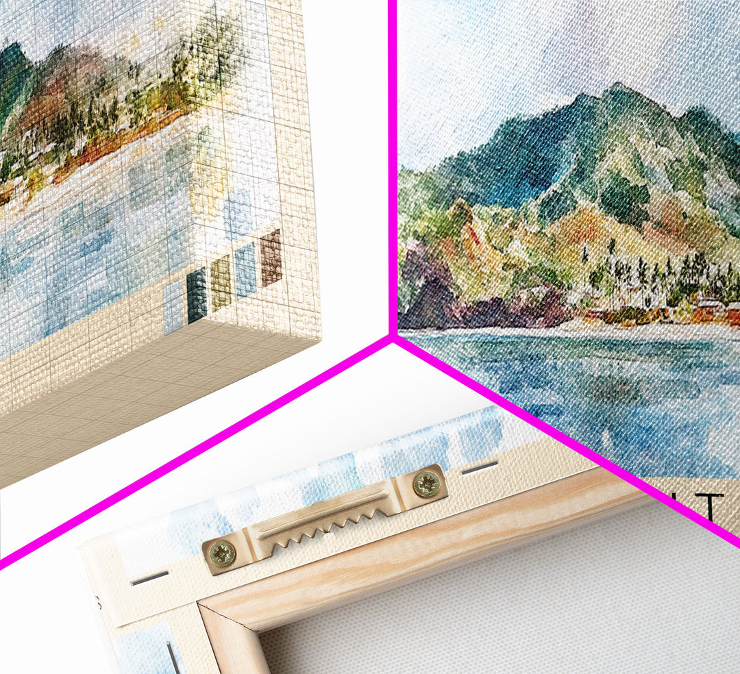 Maupiti, French Polynesia Watercolor Print, Vacation Gift, French Polynesia Wall Art, Vacation Wall Art, Vacatation Memories, Beach Decor, Beach Or Lakehouse Art