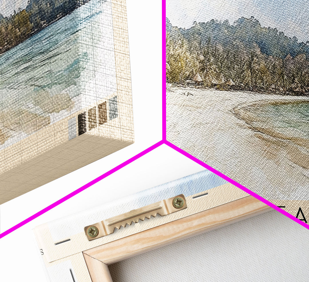 Mawi Beach, Indonesia Watercolor Print, Vacation Gift, Indonesia Wall Art, Beach Painting, Beach Decor, Beach Or Lakehouse Art