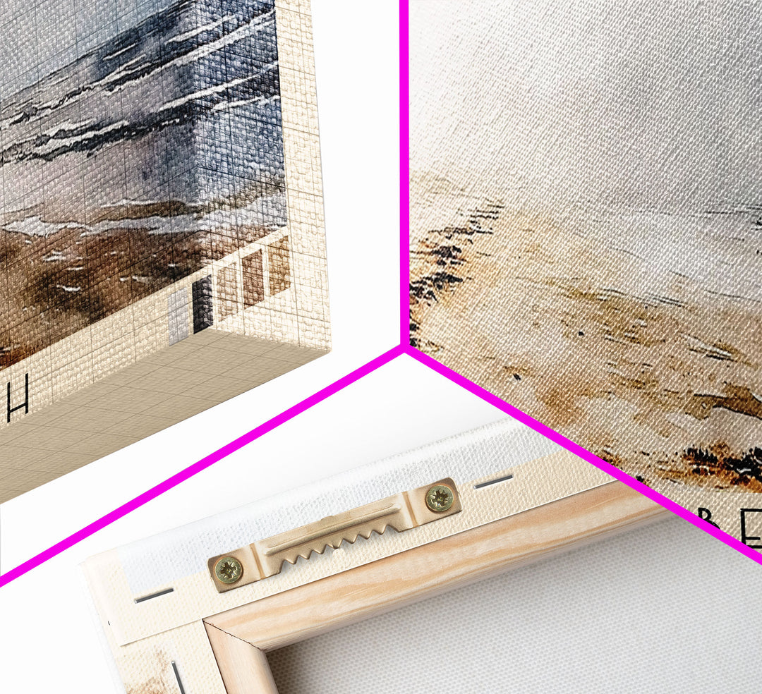 Meleyri Beach, Iceland Watercolor Print, Vacation Gift, Iceland Wall Art, Vacation Wall Art, Vacatation Memories, Beach Decor, Beach Or Lakehouse Art