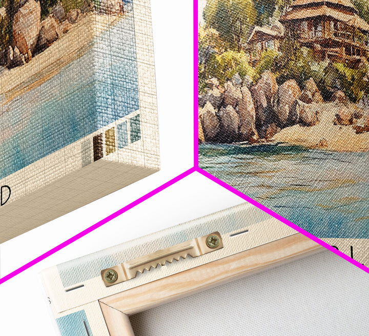 Misali Island, Tanzania Watercolor Print, Vacation Gift, Tanzania Wall Art, Vacation Wall Art, Vacatation Memories, Beach Decor, Beach Or Lakehouse Art