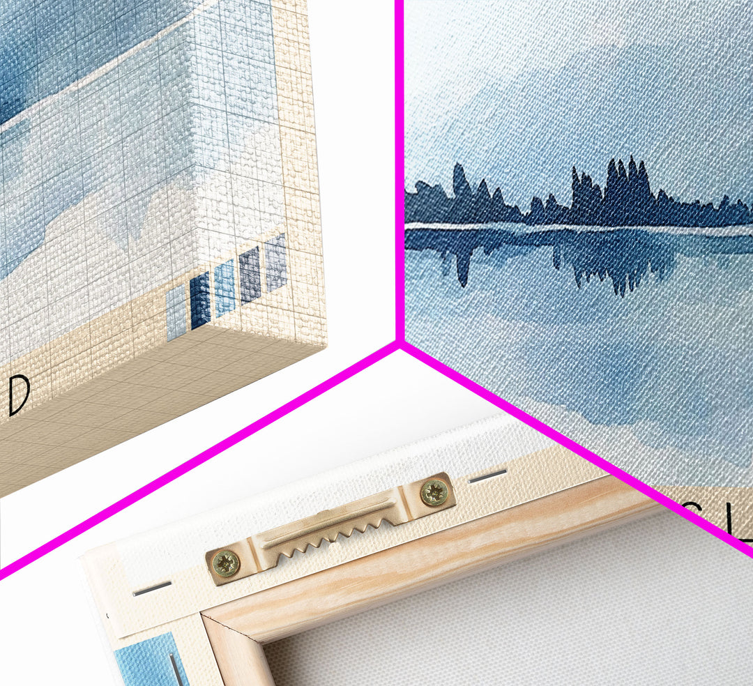 Mocha Island, Chile Watercolor Print, Vacation Gift, Chile Wall Art, Vacation Wall Art, Vacatation Memories, Beach Decor, Beach Or Lakehouse Art