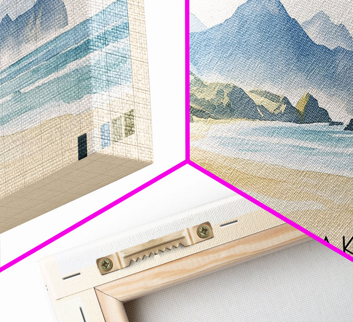 Moeraki, New Zealand Watercolor Print, Vacation Gift, New Zealand Wall Art, Beach Painting, Beach Decor, Beach Or Lakehouse Art