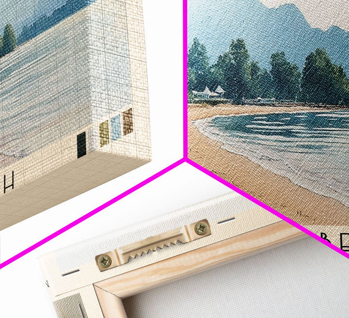 Monkey Beach, Malasyia Watercolor Print, Vacation Gift, Malasyia Wall Art, Vacation Wall Art, Vacatation Memories, Beach Decor, Beach Or Lakehouse Art