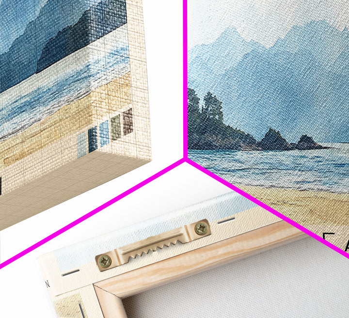 Morib Beach, Malasyia Watercolor Print, Vacation Gift, Malasyia Wall Art, Beach Painting, Beach Decor, Beach Or Lakehouse Art