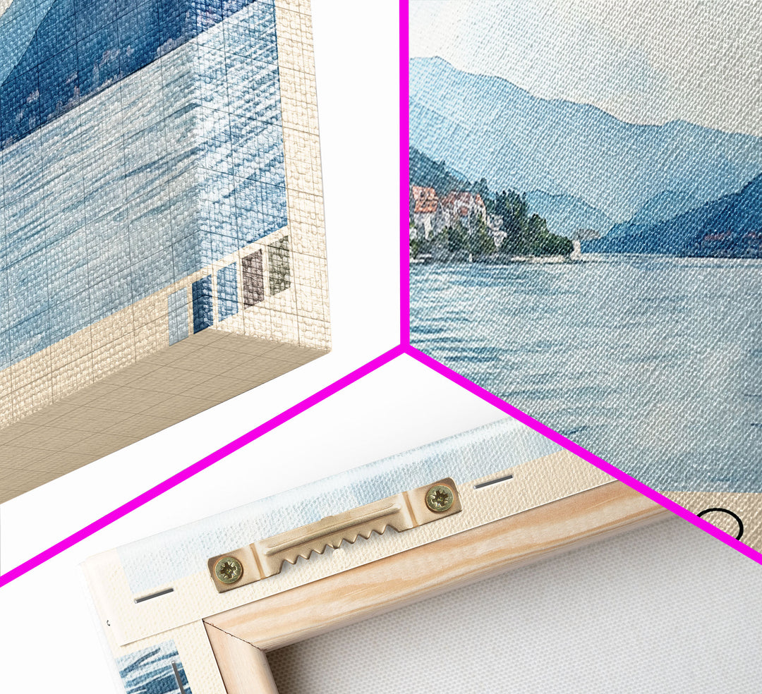 Moro, Croatia Watercolor Beach Print, Vacation Gift, Croatia Wall Art, Beach Painting, Beach Decor, Beach Painting