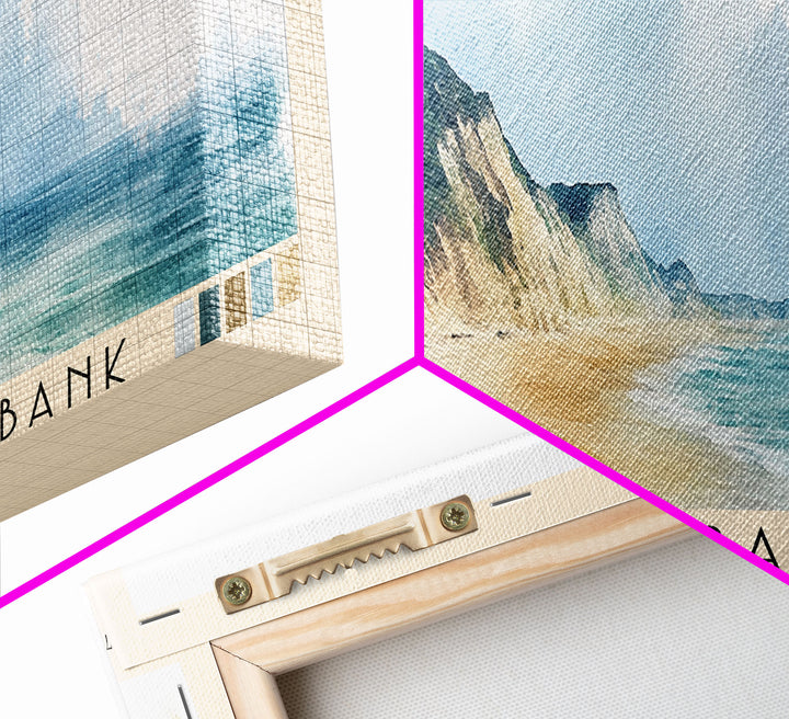 Mudeford Sandbank, United Kingdom Watercolor Beach Print, Vacation Gift, United Kingdom Wall Art, Beach Painting, Beach Decor, Beach Painting