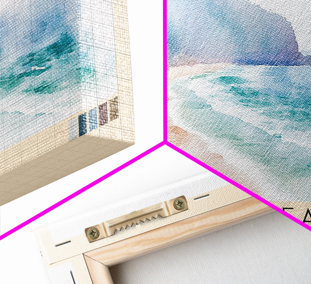 Ned's Beach, Australia Watercolor Print, Vacation Gift, Australia Wall Art, Vacation Wall Art, Vacatation Memories, Beach Decor, Beach Or Lakehouse Art