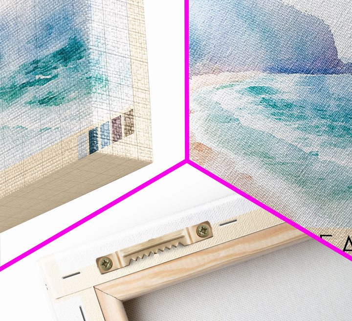 Ned's Beach, Australia Watercolor Print, Vacation Gift, Australia Wall Art, Vacation Wall Art, Vacatation Memories, Beach Decor, Beach Or Lakehouse Art