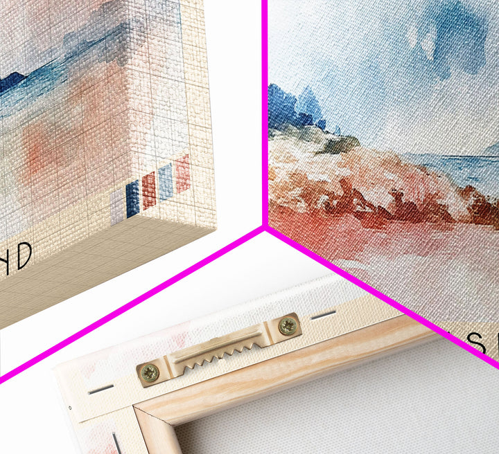 Oleron Island, France Watercolor Print, Vacation Gift, France Wall Art, Vacation Wall Art, Vacatation Memories, Beach Decor, Beach Or Lakehouse Art