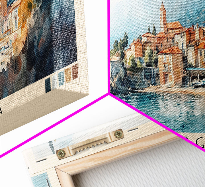 Palombaggia, France Watercolor Print, Vacation Gift, France Wall Art, Beach Painting, Beach Decor, Beach Or Lakehouse Art