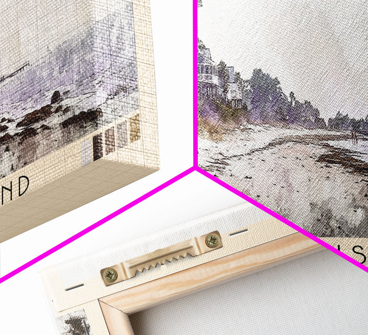 Pawley's Island, South Carolina Watercolor Print, Vacation Gift, South Carolina Wall Art, Beach Painting, Beach Decor, Beach Or Lakehouse Art